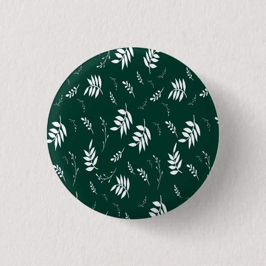 Blattmuster Button (Vorderseite)
