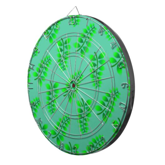 Blattmuster Dartscheibe (Vorderseite rechts)