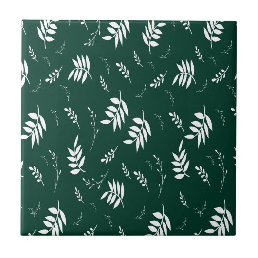 Blattmuster Fliese (Vorderseite)