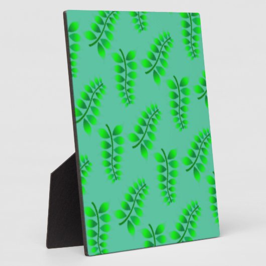 Blattmuster Fotoplatte (Seite)