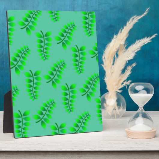 Blattmuster Fotoplatte (Seite)