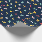 Blattmuster Geschenkpapier (Ecke)