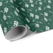 Blattmuster Geschenkpapier (Rolleneckpunkt)