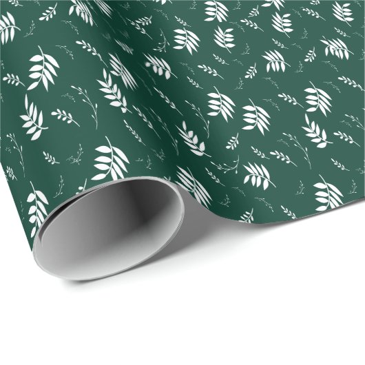 Blattmuster Geschenkpapier (Rolleneckpunkt)
