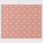 Blattmuster Geschenkpapier (Flach)