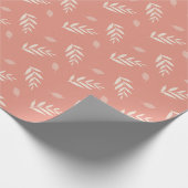 Blattmuster Geschenkpapier (Ecke)