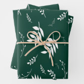 Blattmuster Geschenkpapier Set (Beispiel)