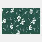 Blattmuster Geschenkpapier Set (Vorderseite)