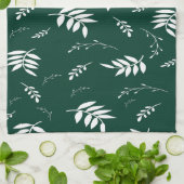 Blattmuster Geschirrtuch (Gefaltet)