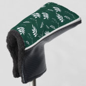 Blattmuster Golf Headcover (3/4 Vorderseite)