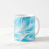 Blattmuster Kaffeetasse (VorderseiteRechts)