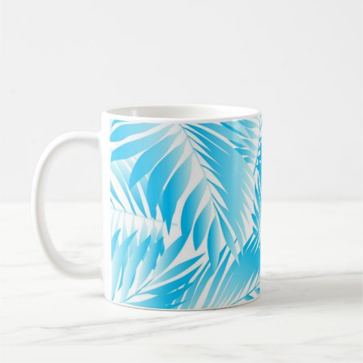 Blattmuster Kaffeetasse (Links)