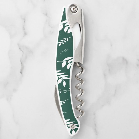 Blattmuster Kellnermesser (Rückseite)