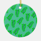 Blattmuster Keramik Ornament (Vorne)