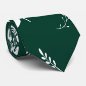 Blattmuster Krawatte (Gerollt)