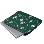 Blattmuster Laptopschutzhülle (Vorne Knopf)