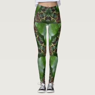 Blattmuster Leggings