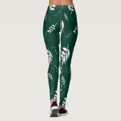 Blattmuster Leggings (Rückseite)