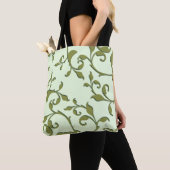 Blattmuster mit Olivenblättern Tasche (Von Nahem)