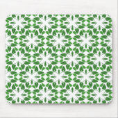 Blattmuster, Muster aus Blättern, grüne Blätter Mousepad (Vorne)