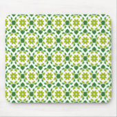 Blattmuster, Muster aus Blättern, grüne Blätter Mousepad (Vorne)