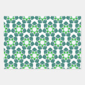 Blattmuster, Muster von Blätter, grüne Blätter (Vorderseite 2)