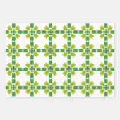 Blattmuster, Muster von Blätter, grüne Blätter (Vorderseite 3)