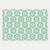 Blattmuster, Muster von Blätter, grüne Blätter (Vorderseite 2)