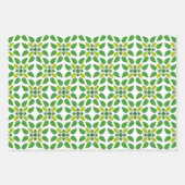 Blattmuster, Muster von Blätter, grüne Blätter (Vorderseite 3)