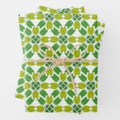 Blattmuster, Muster von Blätter, grüne Blätter (Beispiel)