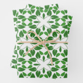 Blattmuster, Muster von Blätter, grüne Blätter (Beispiel)