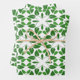 Blattmuster, Muster von Blätter, grüne Blätter