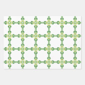 Blattmuster, Muster von Blätter, grüne Blätter (Vorderseite)