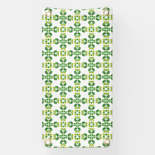 Blattmuster, Muster von Blätter, grüne Blätter Banner (Vertikal)