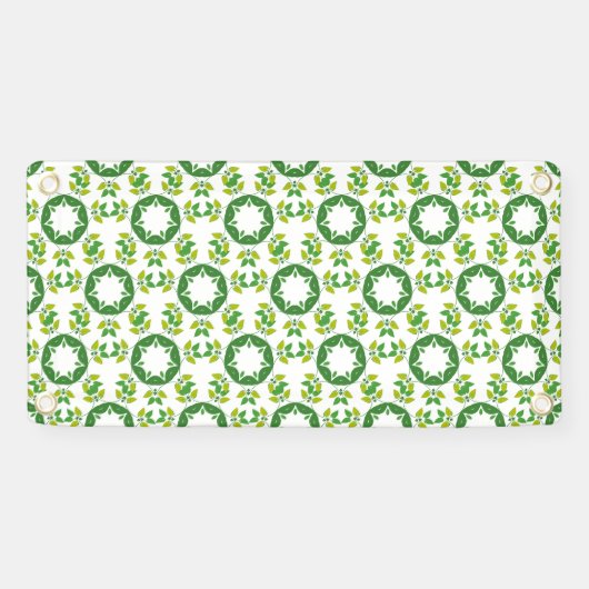 Blattmuster, Muster von Blätter, grüne Blätter Banner (Horizontal)