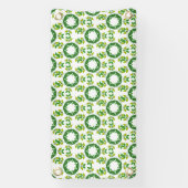 Blattmuster, Muster von Blätter, grüne Blätter Banner (Vertikal)