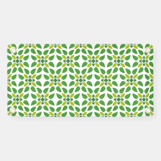 Blattmuster, Muster von Blätter, grüne Blätter Banner (Horizontal)