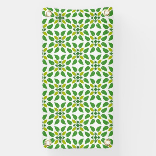 Blattmuster, Muster von Blätter, grüne Blätter Banner (Vertikal)