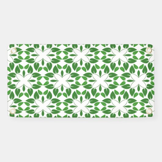 Blattmuster, Muster von Blätter, grüne Blätter Banner (Horizontal)