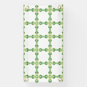 Blattmuster, Muster von Blätter, grüne Blätter Banner (Vertikal)