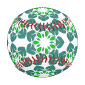 Blattmuster, Muster von Blätter, grüne Blätter Baseball (Vorderseite)