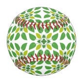 Blattmuster, Muster von Blätter, grüne Blätter Baseball (Vorderseite)