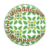 Blattmuster, Muster von Blätter, grüne Blätter Baseball (Vorderseite Links)