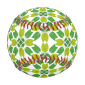 Blattmuster, Muster von Blätter, grüne Blätter Baseball (Rückseite)