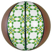 Blattmuster, Muster von Blätter, grüne Blätter Basketball (Vertikal)