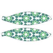 Blattmuster, Muster von Blätter, grüne Blätter Basketball (Panele)