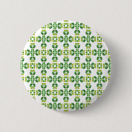 Blattmuster, Muster von Blätter, grüne Blätter Button (Vorderseite)