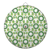 Blattmuster, Muster von Blätter, grüne Blätter Dartscheibe (vorne)