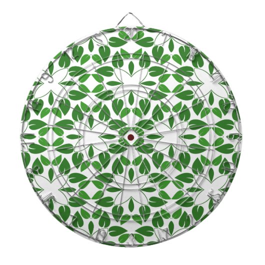 Blattmuster, Muster von Blätter, grüne Blätter Dartscheibe (vorne)
