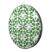 Blattmuster, Muster von Blätter, grüne Blätter Dartscheibe (Vorderseite rechts)